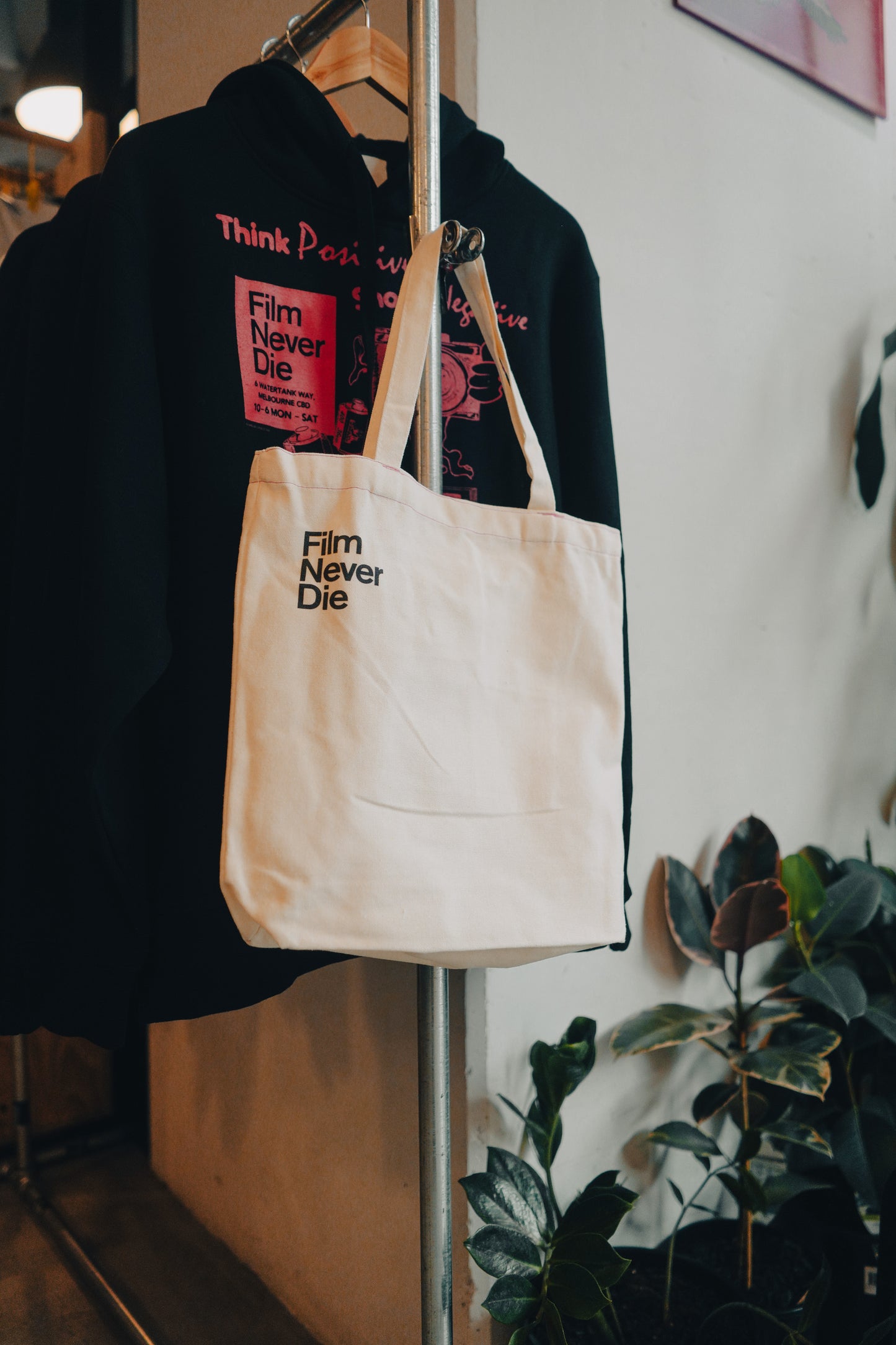 FilmNeverDie Tote Bag