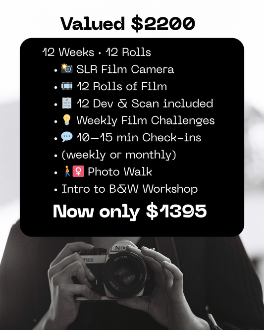 SLR film Camera + Films Bundle - Grand Slam offer + 12 Week Challenges