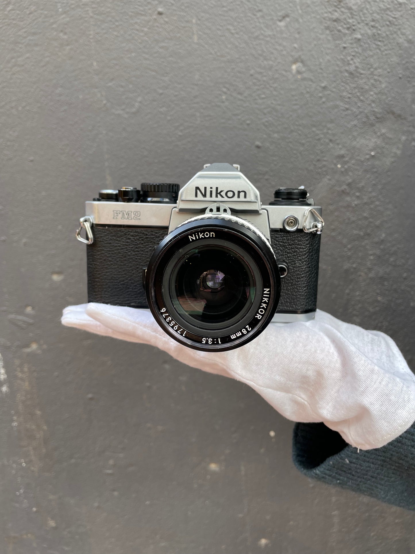 Nikon FM2 SLR Camera with Nikkor 28mm f/3.5 Lens - 8210263