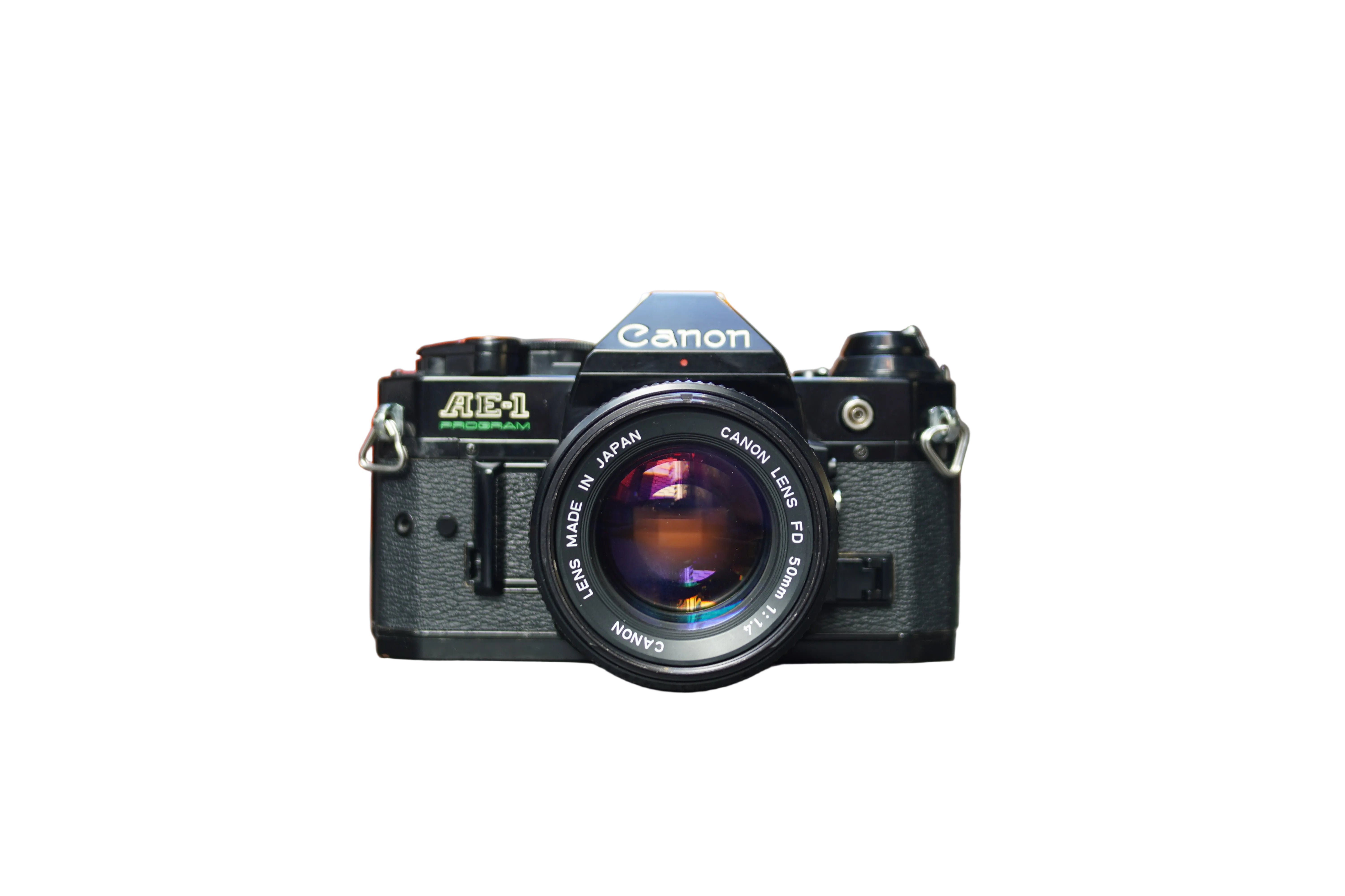 Canon AE-1 Program SLR Camera with Canon FD 50mm f/1.4 Lens