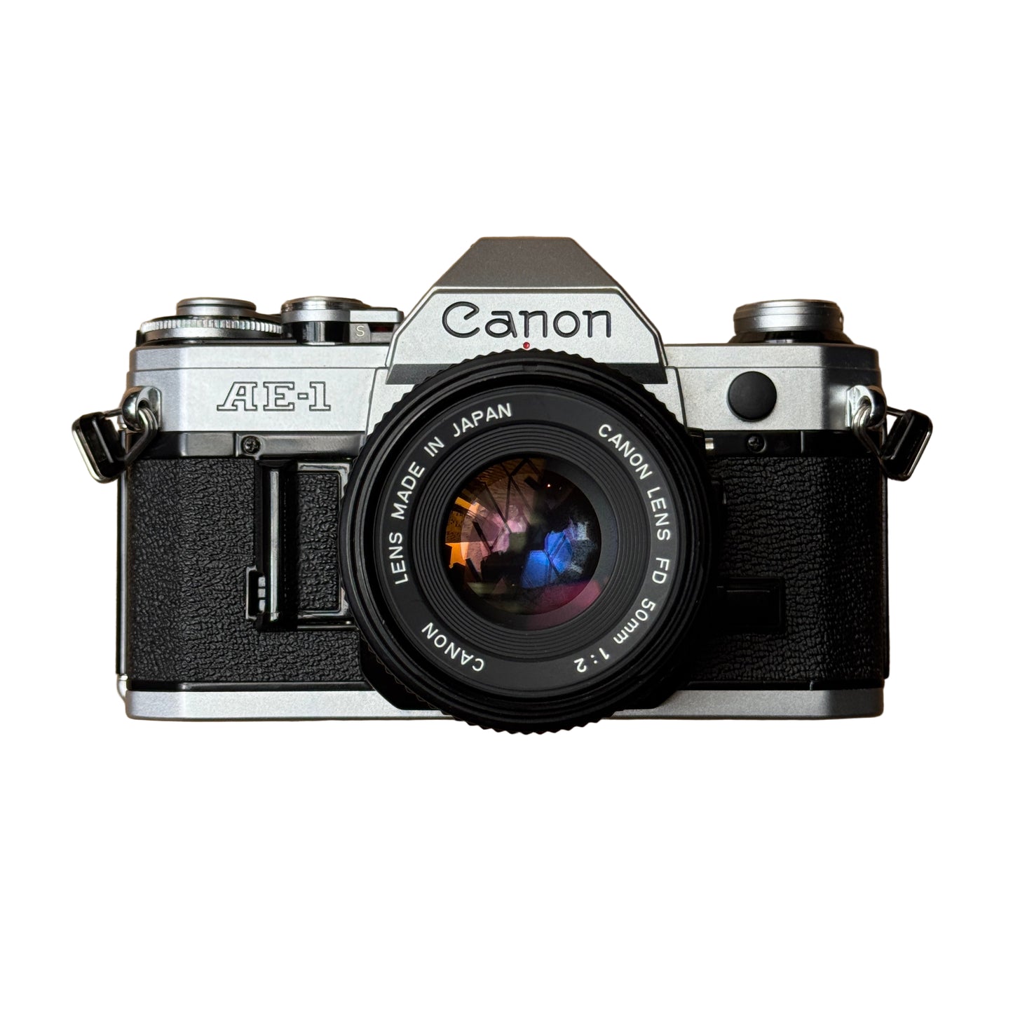 Canon AE-1 SLR with Canon FD 50mm f/2 Lens – 3641254