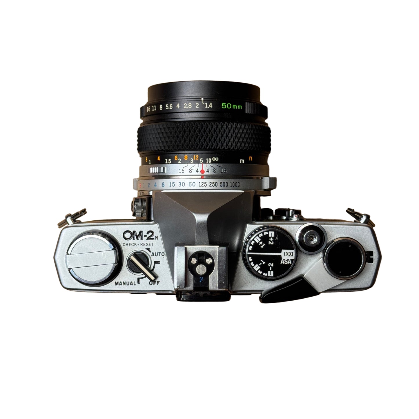 Olympus OM-2N SLR Camera with OM Zuiko 50mm f/1.4 Lens