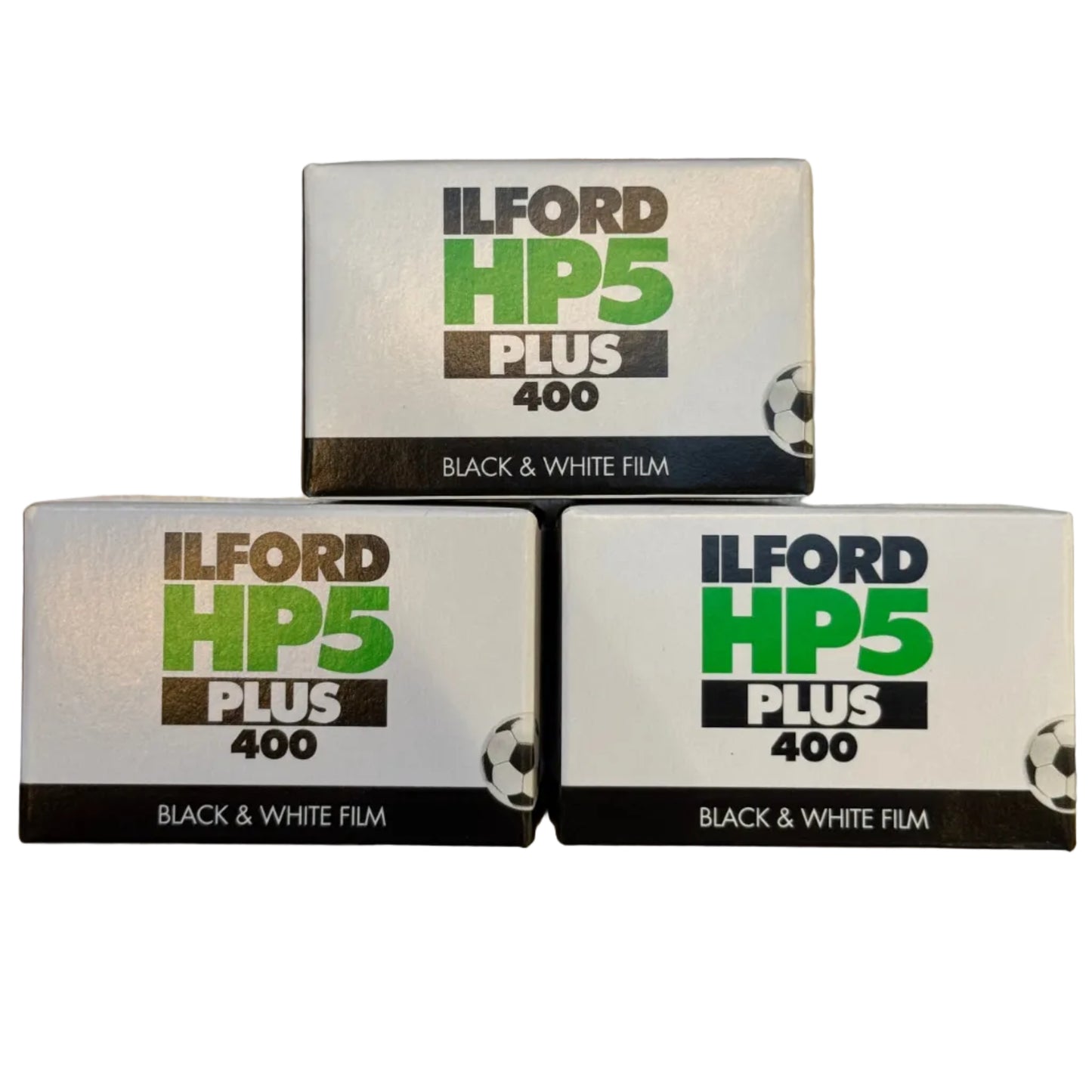 Ilford HP5 400 3-pack (35mm, 36 exp.) Football edition