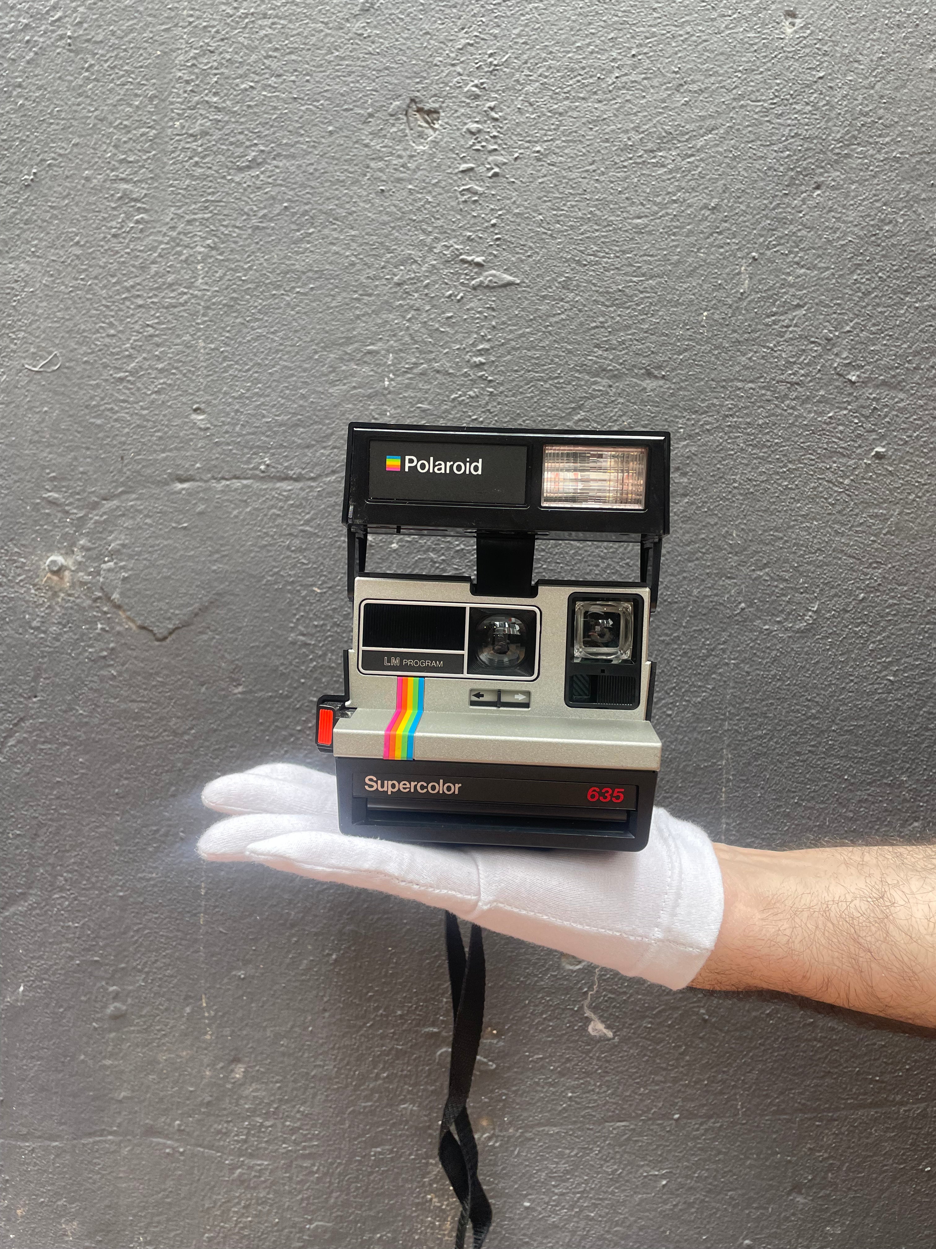 Polaroid 635 SUPERCOLOR Polaroid Camera SILVER – FilmNeverDie