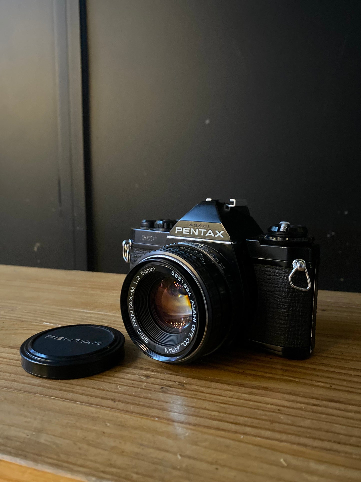 Asahi Pentax MV 35mm SLR with Pentax-M 50mm f/2 Lens - 3138634