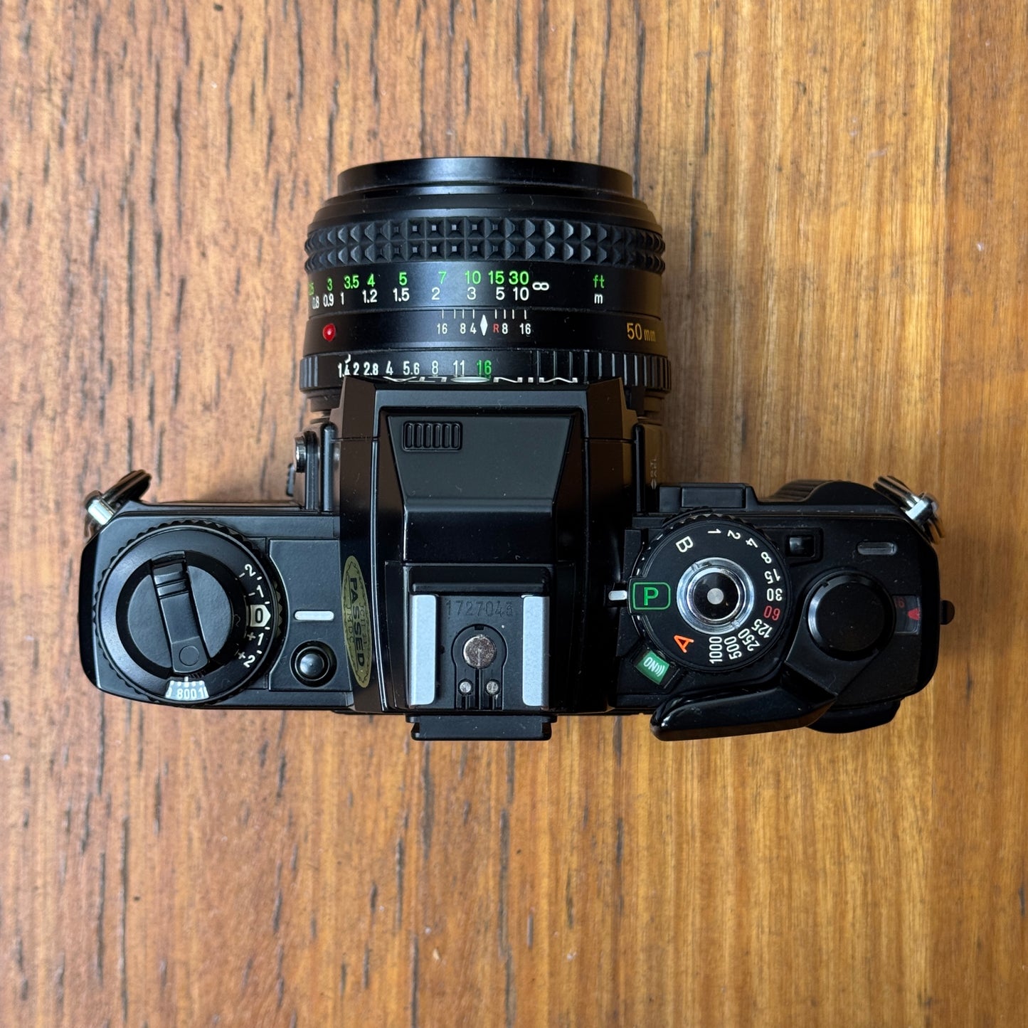 Minolta X-700 SLR Camera with 50mm f/1.4 Minolta Lens - 1727043