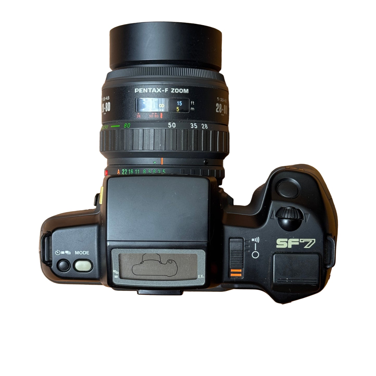 Pentax SF7 SLR with 28-80 f/3.5-3.5 Zoom Lens-