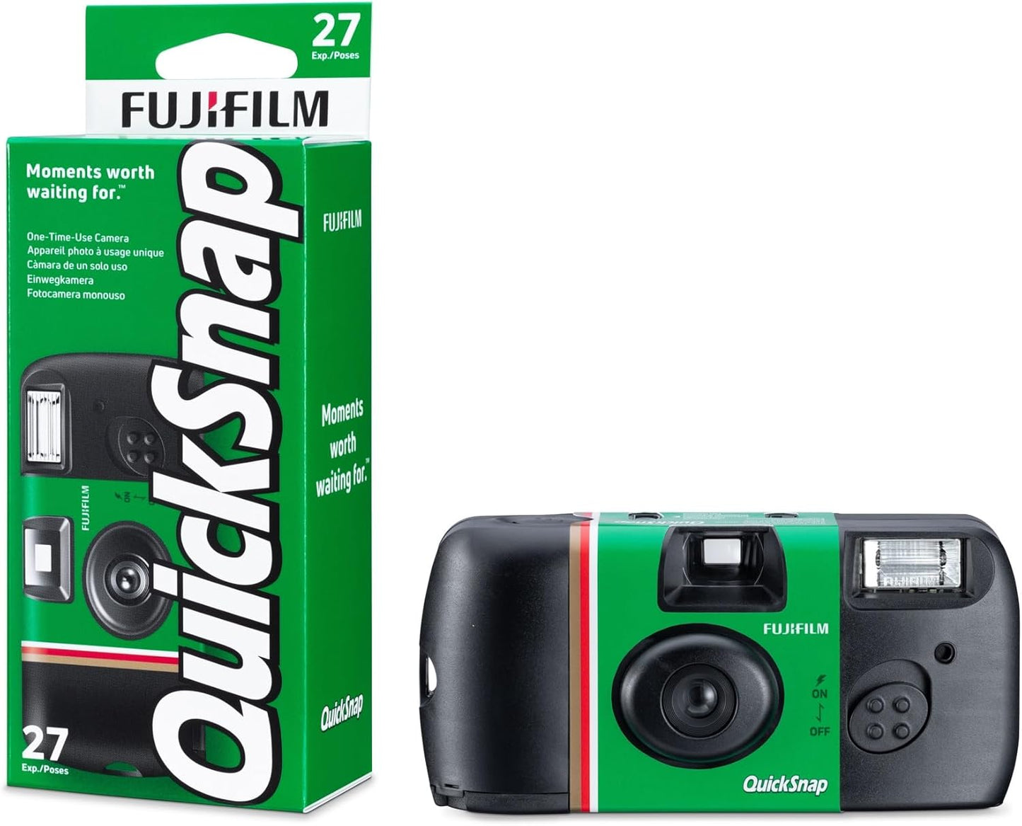 FUJIFILM QuickSnap Flash 400 Disposable Camera (27 Exposures)