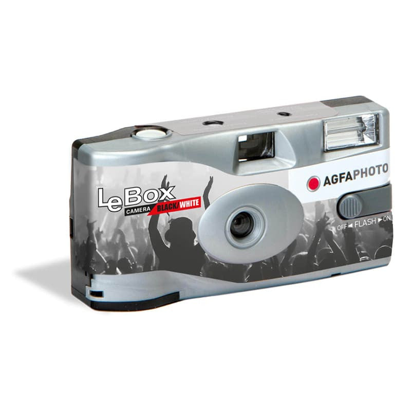 Black and White Agfa Photo LeBox Camera Single Use Camera