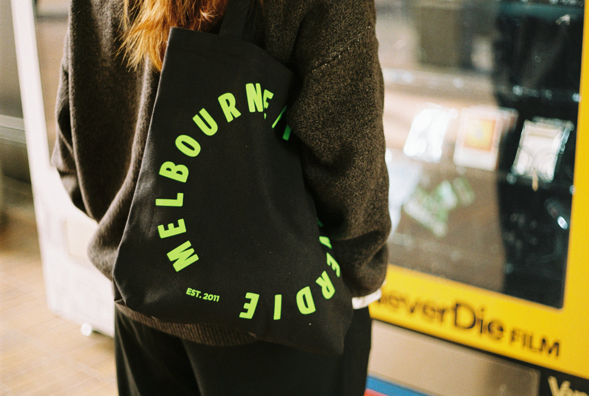 FilmNeverDie Tote Bag