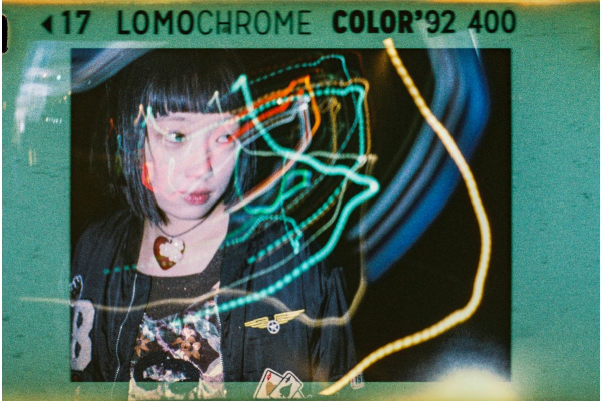 Lomomatic 110 Film Camera & Flash Metal Nocturne