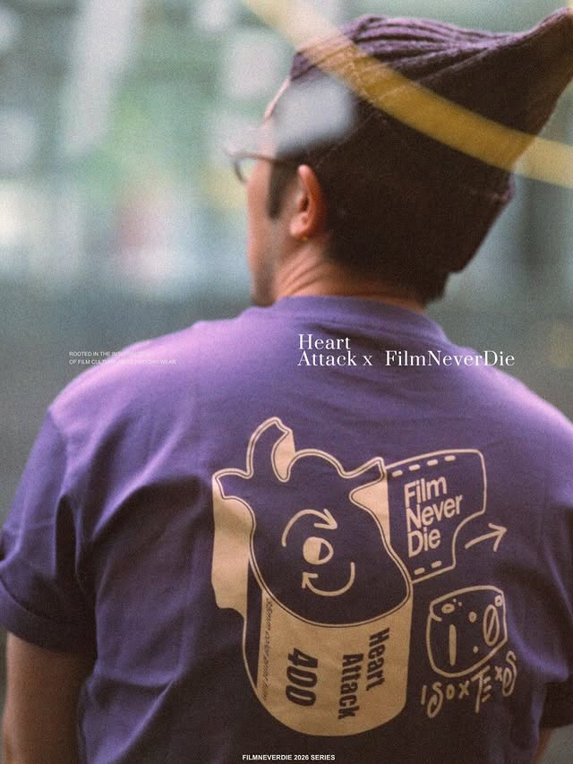 FilmNeverDie x HEART ATTACK T-Shirt