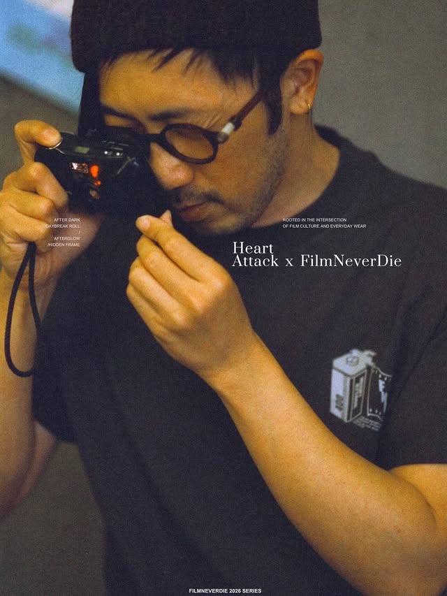 FilmNeverDie x HEART ATTACK T-Shirt