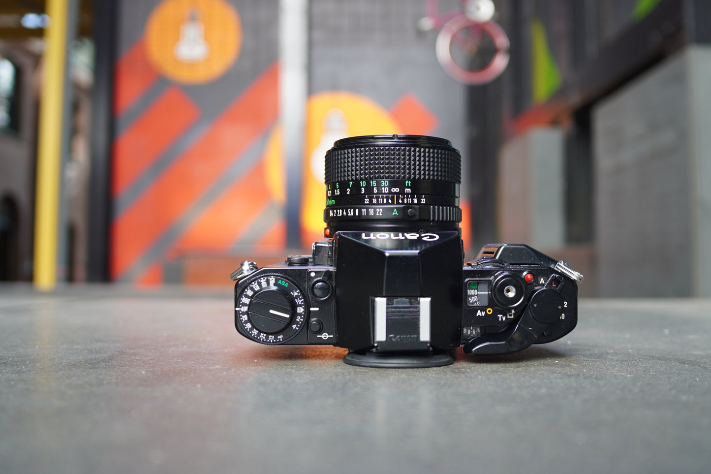 Canon A-1 SLR Camera with Canon FD 50mm f/1.4 Lens – 1216237