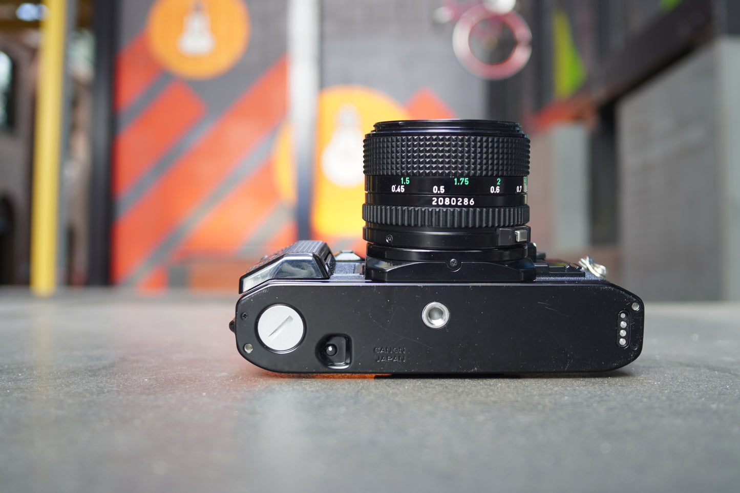 Canon A-1 SLR Camera with Canon FD 50mm f/1.8 Lens – 556528