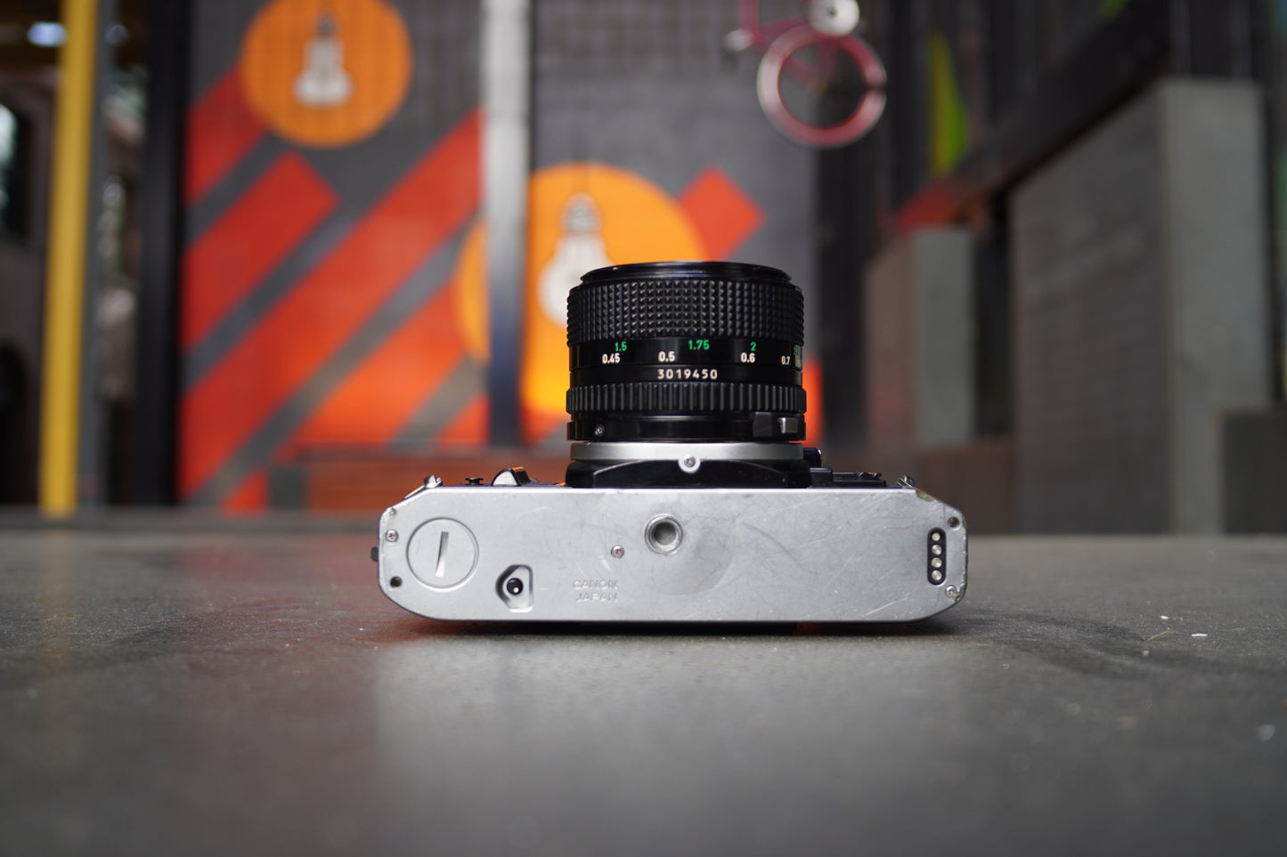 Canon AE-1 Program SLR Camera with Canon FD 50mm f/1.4 Lens – 1414247