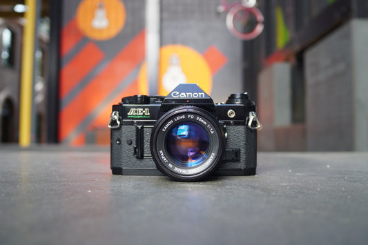 Canon AE-1 Program SLR Camera with Canon FD 50mm f/1.4 Lens – 1145887