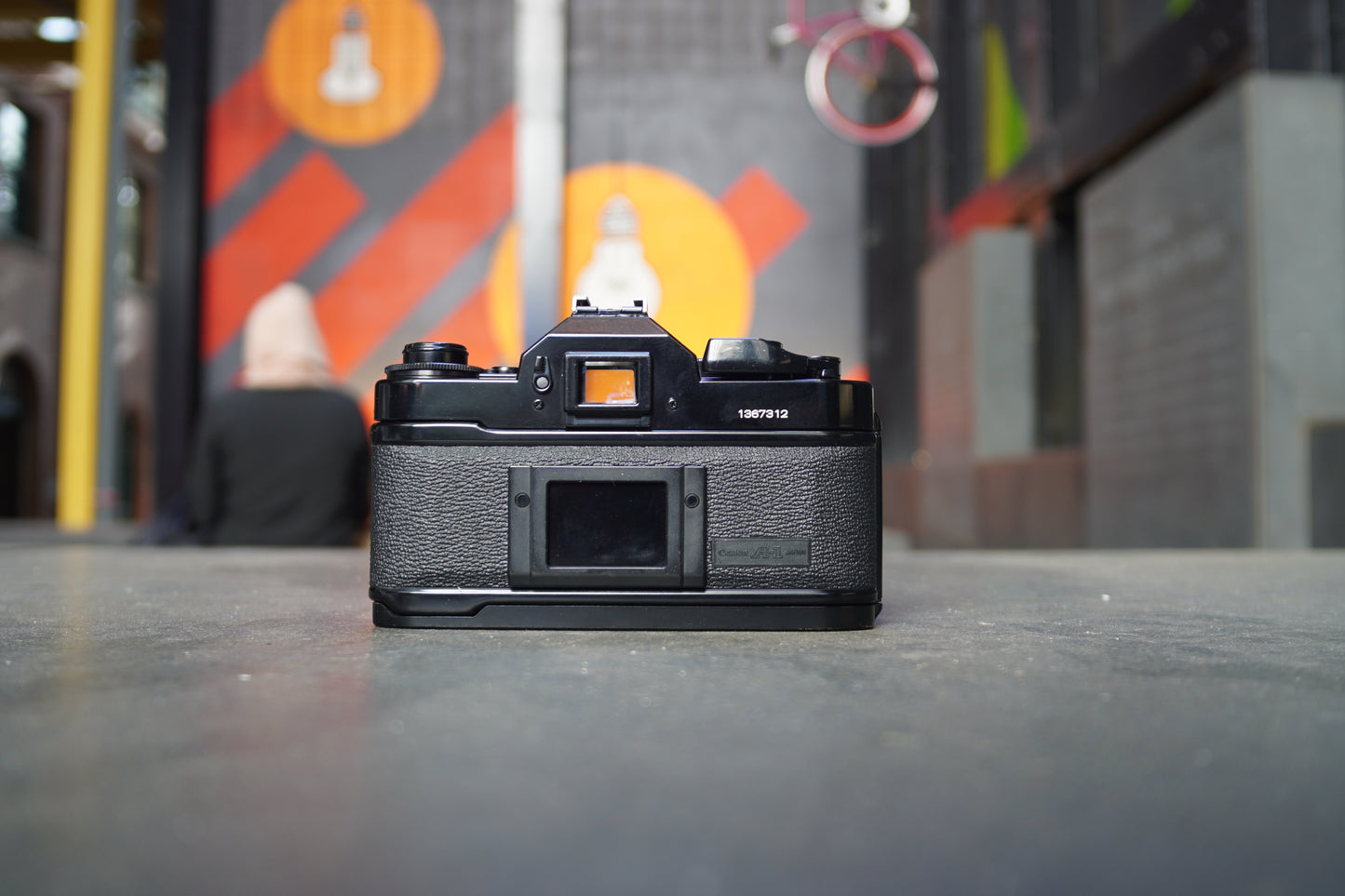 Canon A-1 SLR Camera with Canon FD 50mm f/1.8 Lens – 1367312