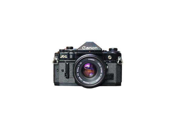 Canon A-1 SLR Camera with Canon FD 50mm f/1.8 Lens – 1931287