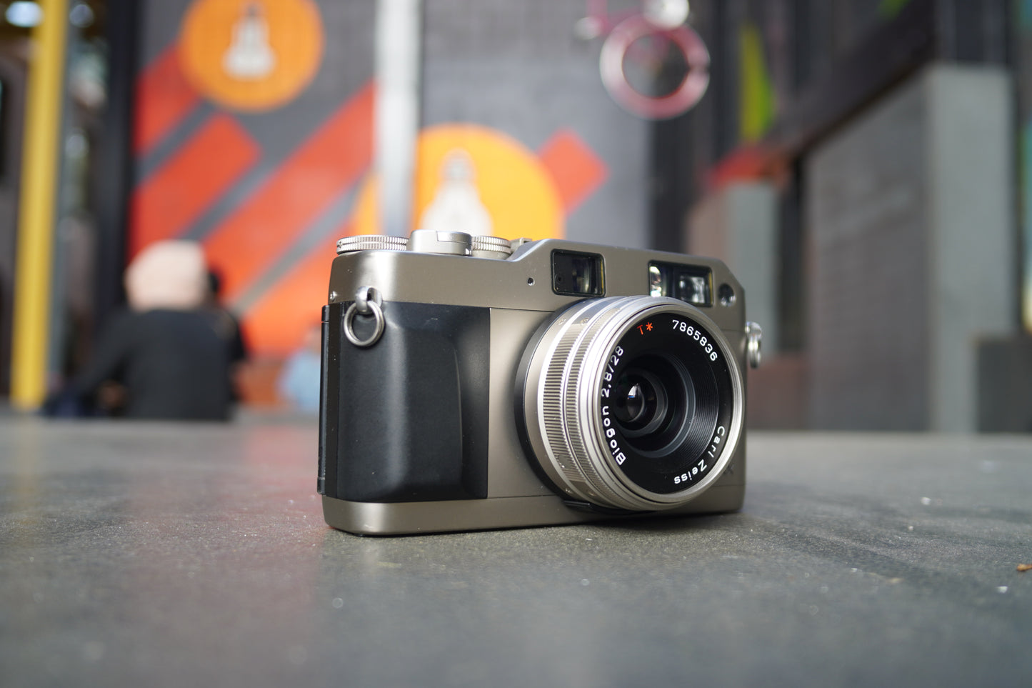 Contax G1 Autofocus Rangefinder + 28mm f2.8 Carl Zeiss Biogon lens (Green Label Body) 093637 + 7865836