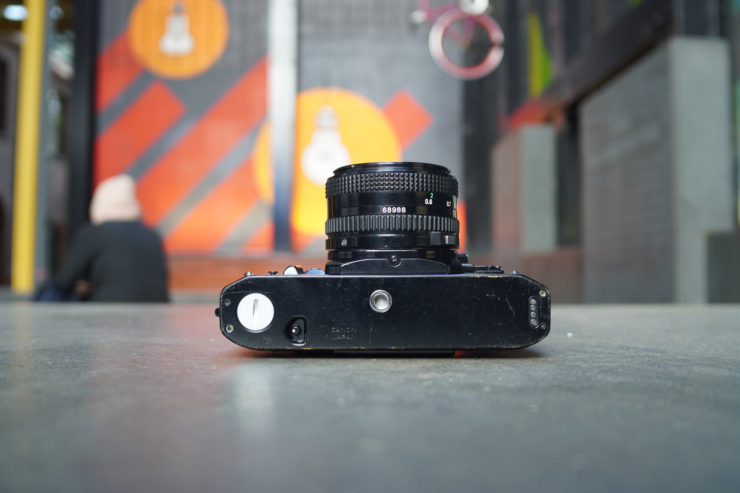 Canon A-1 SLR Camera with Canon FD 50mm f/1.8 Lens – 556528