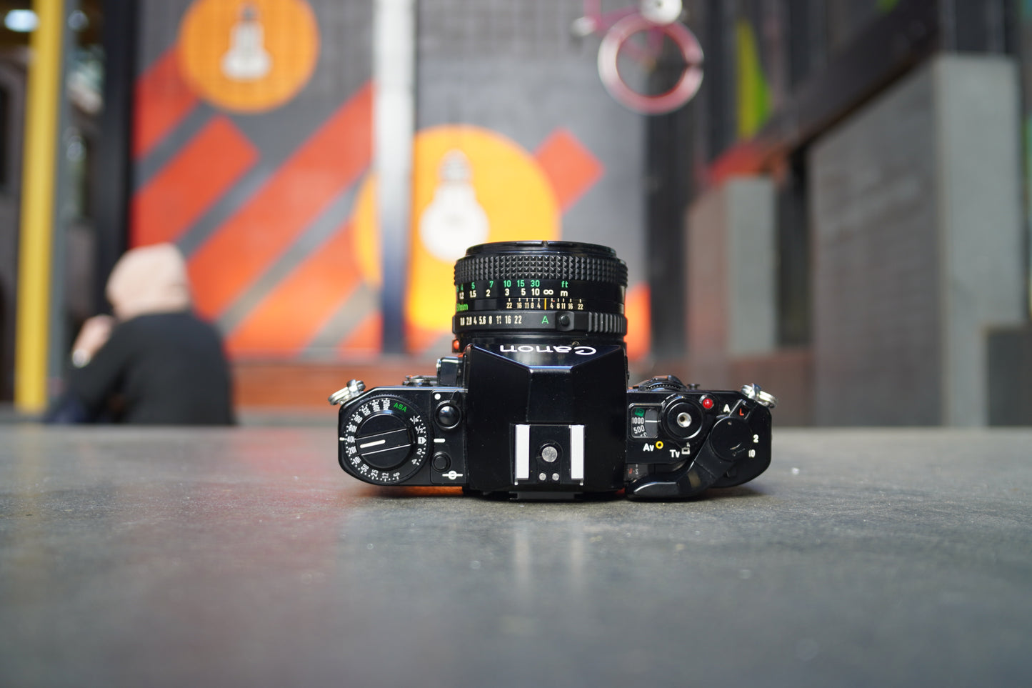 Canon A-1 SLR Camera with Canon FD 50mm f/1.8 Lens – 556528