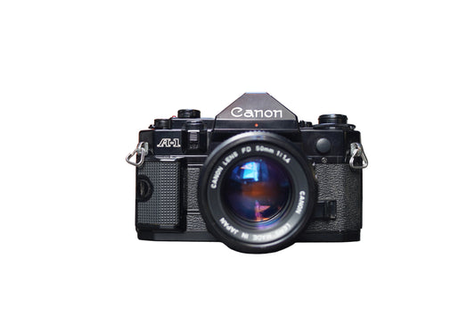 Canon A-1 SLR Camera with Canon FD 50mm f/1.4 Lens – 1158962