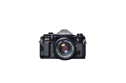 Canon A-1 SLR Camera with Canon FD 50mm f/1.8 Lens – 2081841
