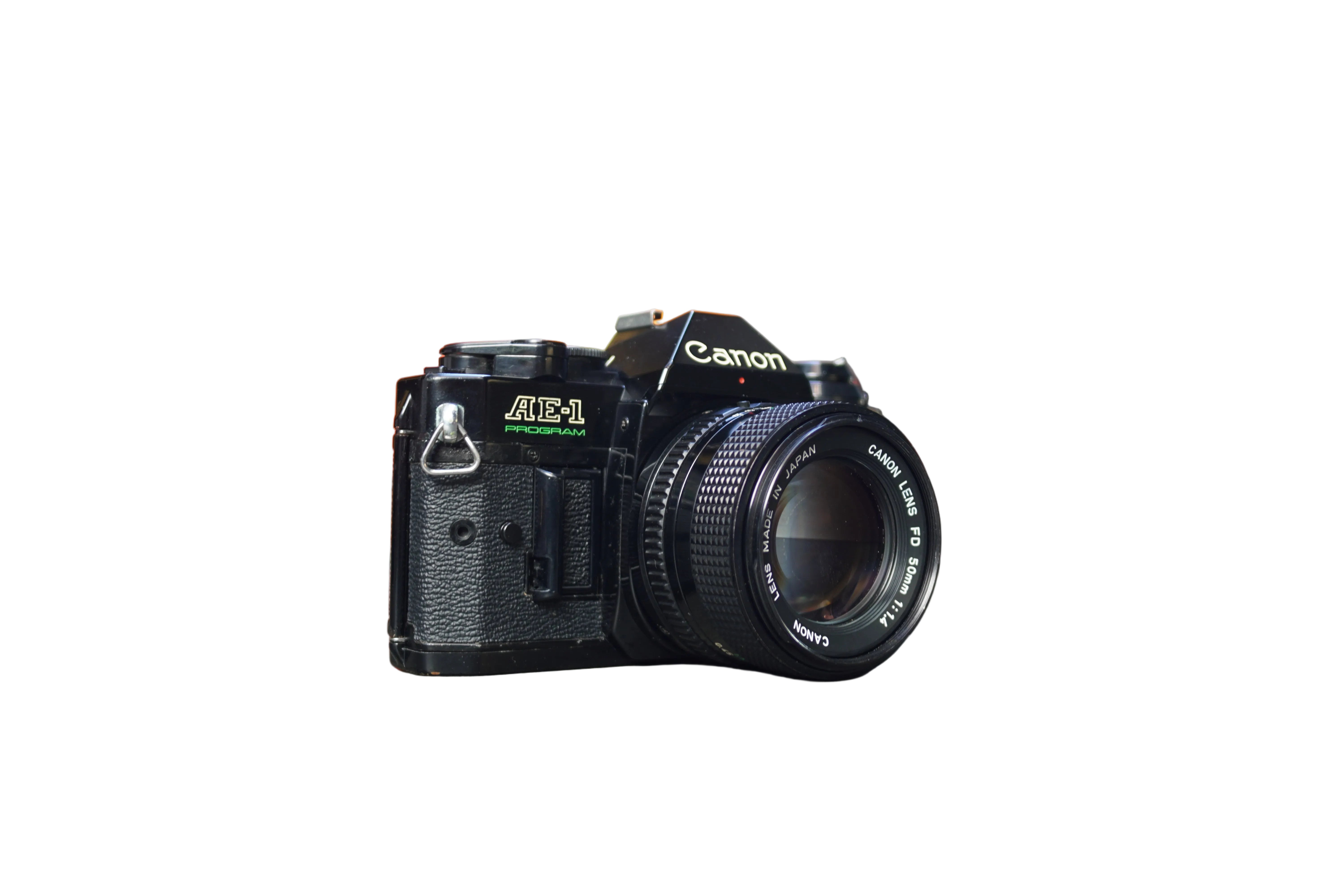 Canon AE-1 Program SLR Camera with Canon FD 50mm f/1.4 Lens