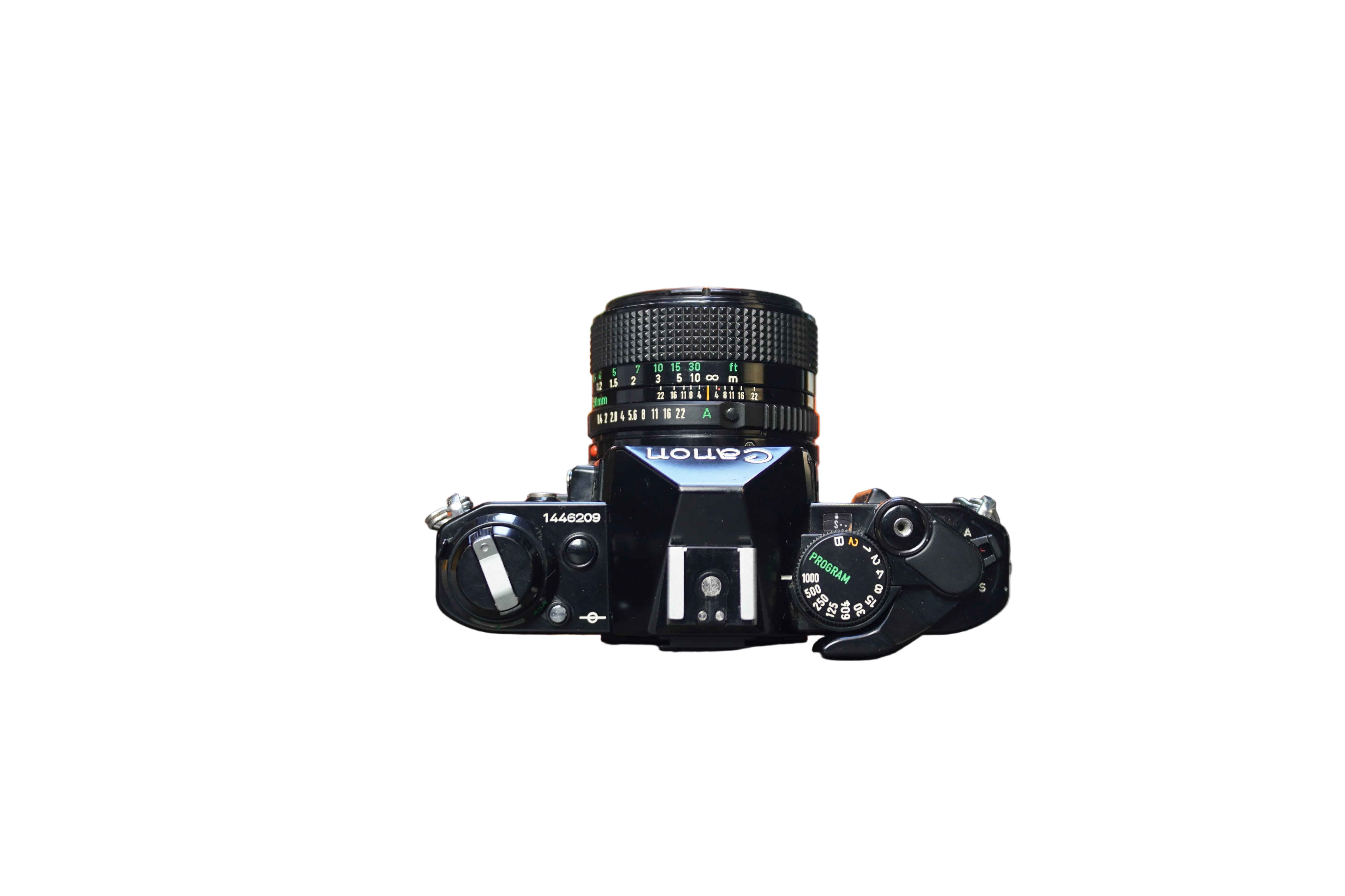 Canon AE-1 Program SLR Camera with Canon FD 50mm f/1.4 Lens