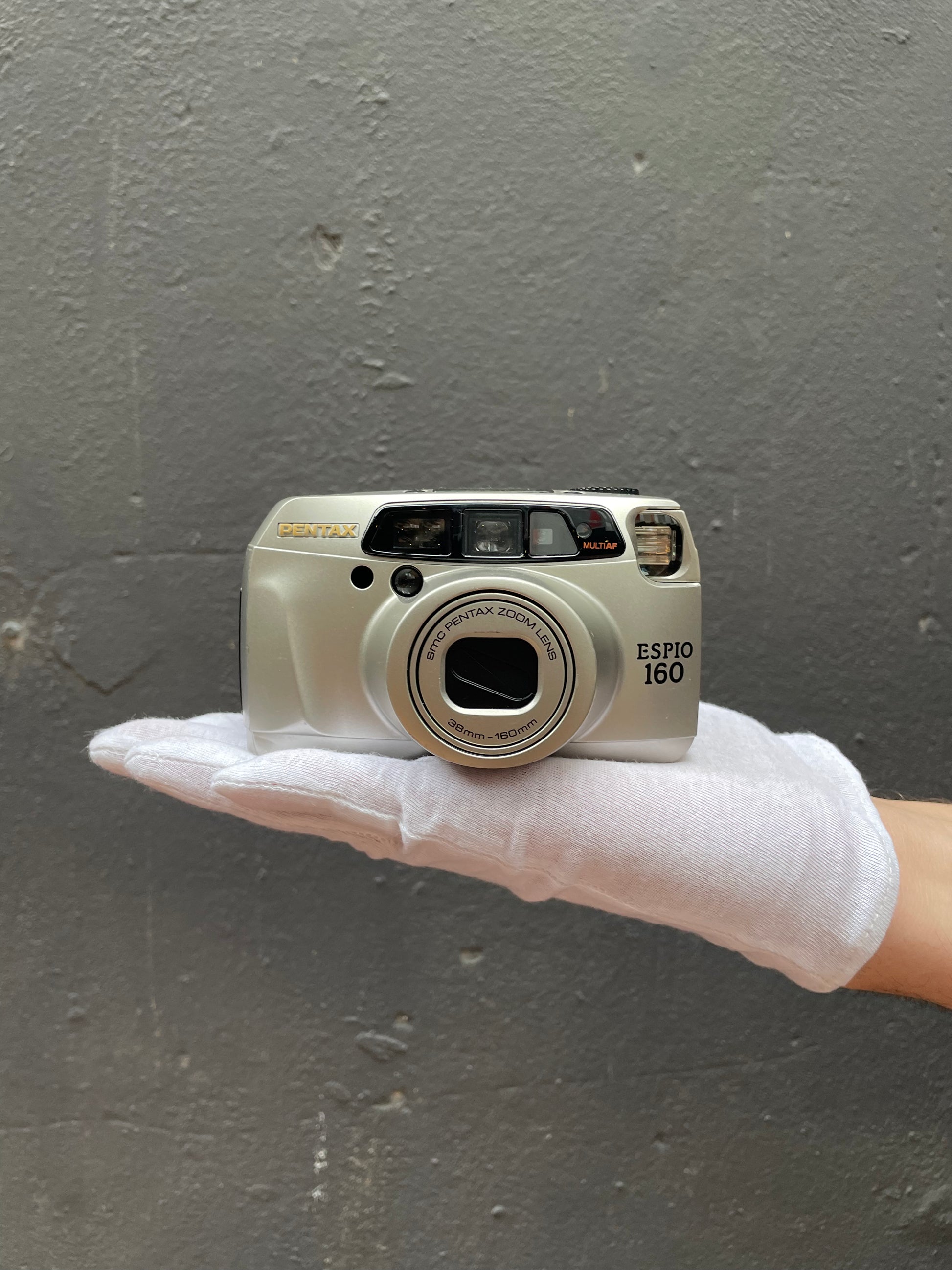 Pentax Espio 160 35mm Point and Shoot Camera -9110773H – FilmNeverDie Pentax Espio 160 35mm Point and Shoot Camera -9110773H – FilmNeverDie