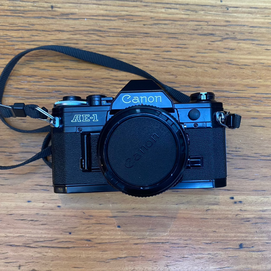 Canon AE-1 SLR with Canon FD 50mm f/1.8 Lens – 5057554