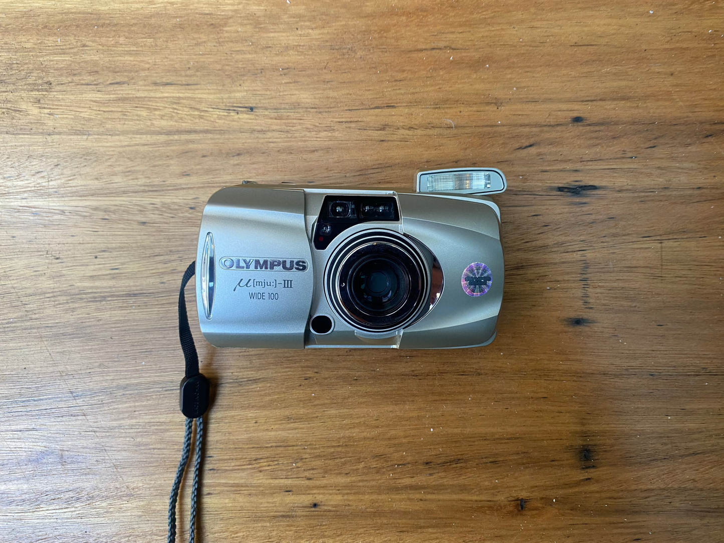 Olympus Mju III Wide 100 35mm Point &amp; Shoot Camera – 4103729