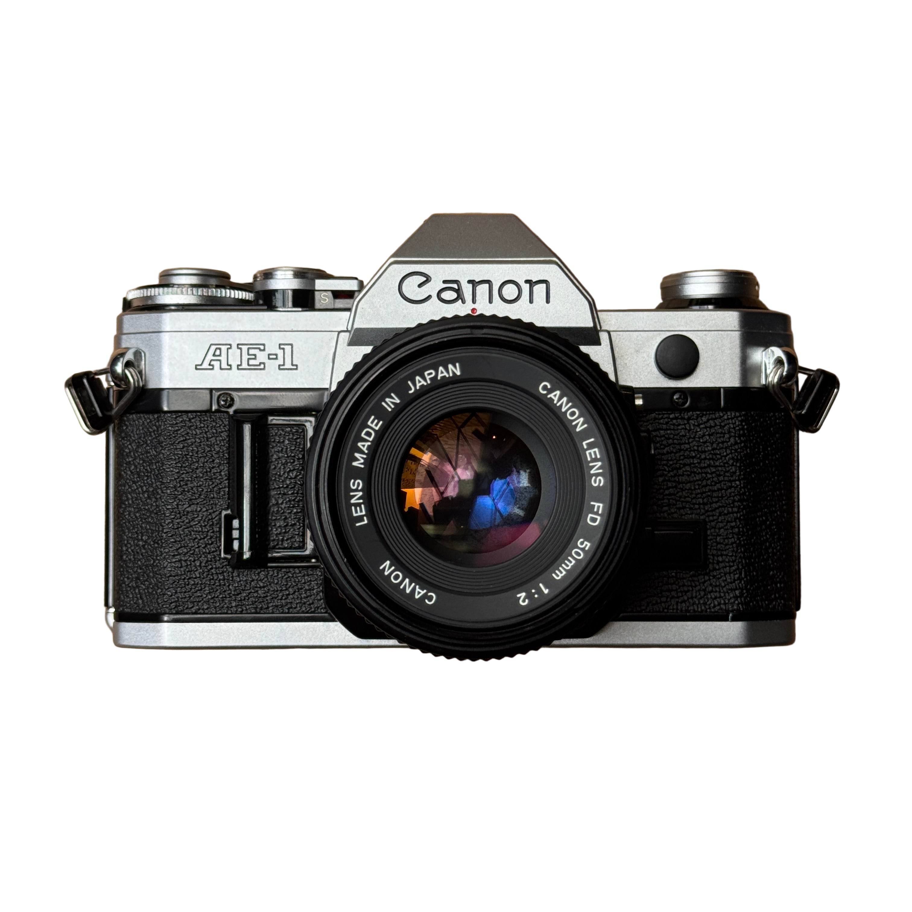 Canon AE-1 SLR with Canon FD 50mm f/2 Lens – 3641254 – FilmNeverDie