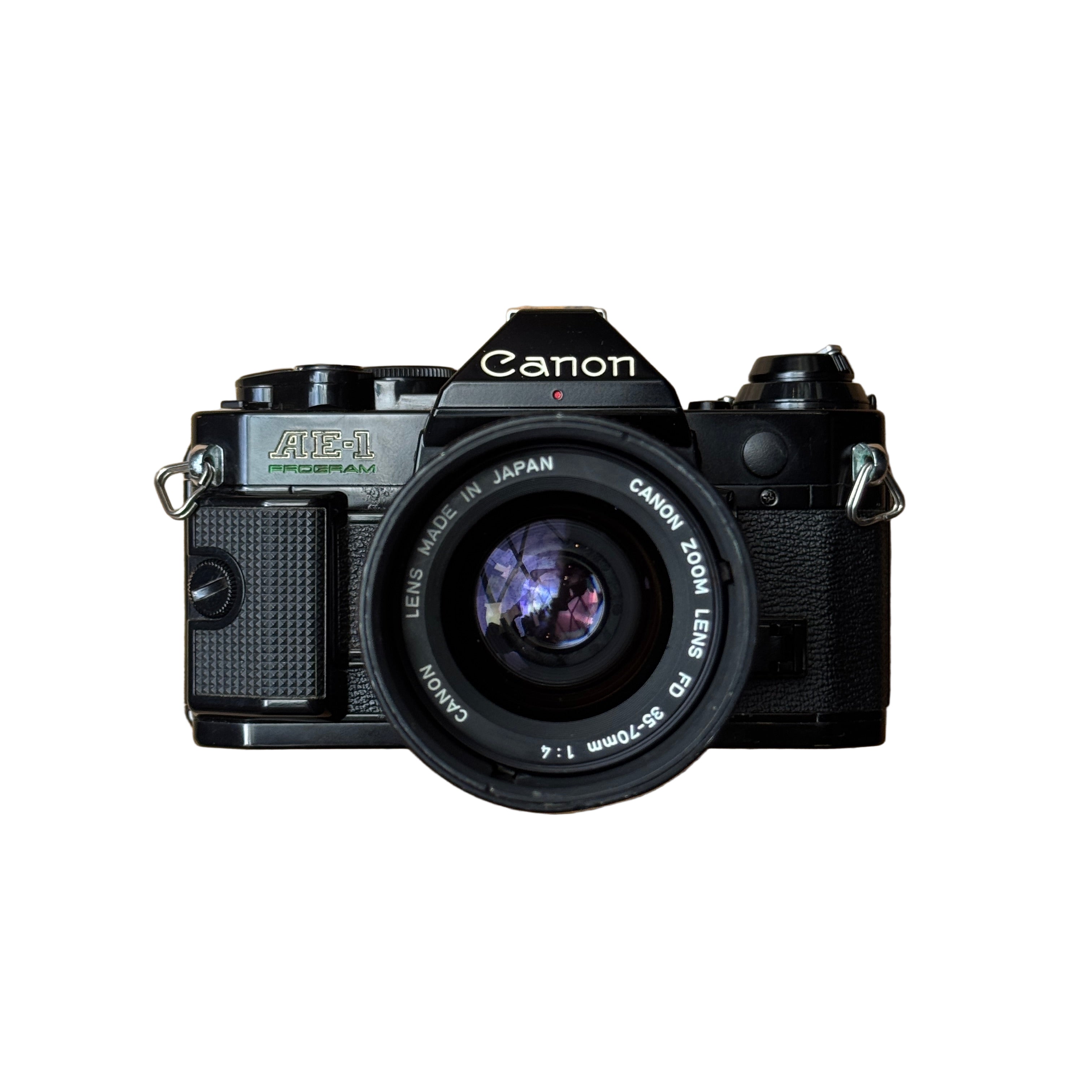 Canon AE-1 Program SLR Camera and 35-70mm Zoom Lens – 1720340