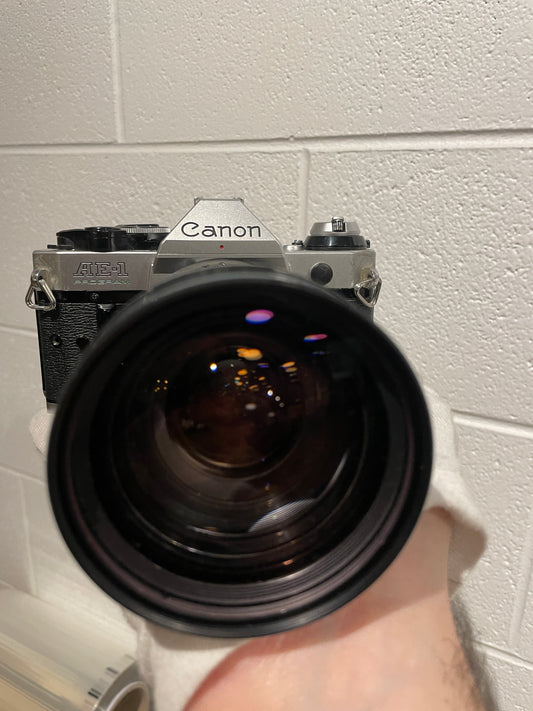 Canon AE-1 Program SLR with Canon FD 35mm - 105mm f3.5 zoom lens  - 3055638