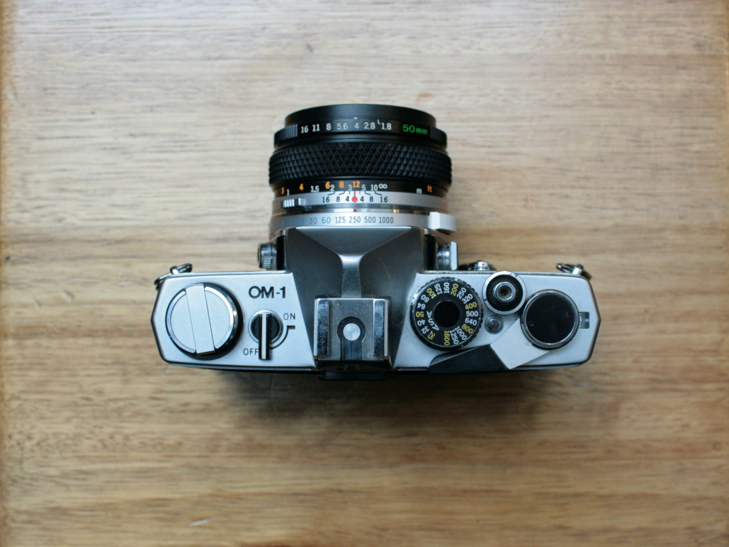 Olympus OM-1 SLR Camera with Zuiko 50mm f/1.8 Lens - 505409D