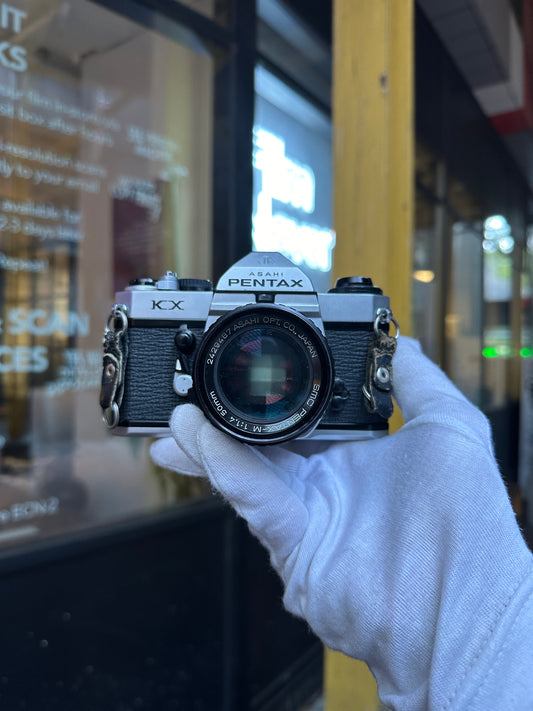 Asahi Pentax KX 35mm SLR with SMC Pentax 50mm f/1.4 Lens - 8469188
