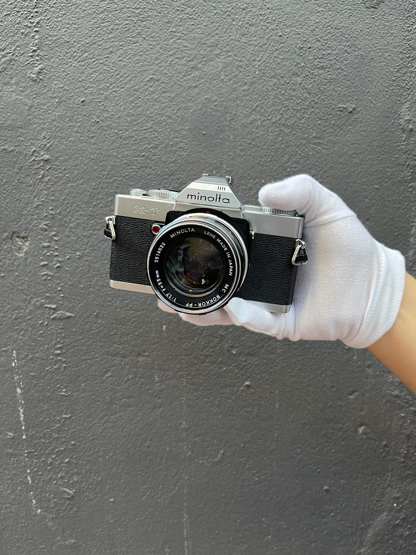 Minolta X-7 SLR 35mm Camera with 55mm F1.7 Minolta Lens - 7004184H