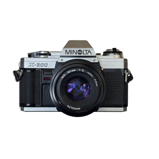 Minolta X-300 SLR Camera with MD 45mm f/2 Lens (9133441)