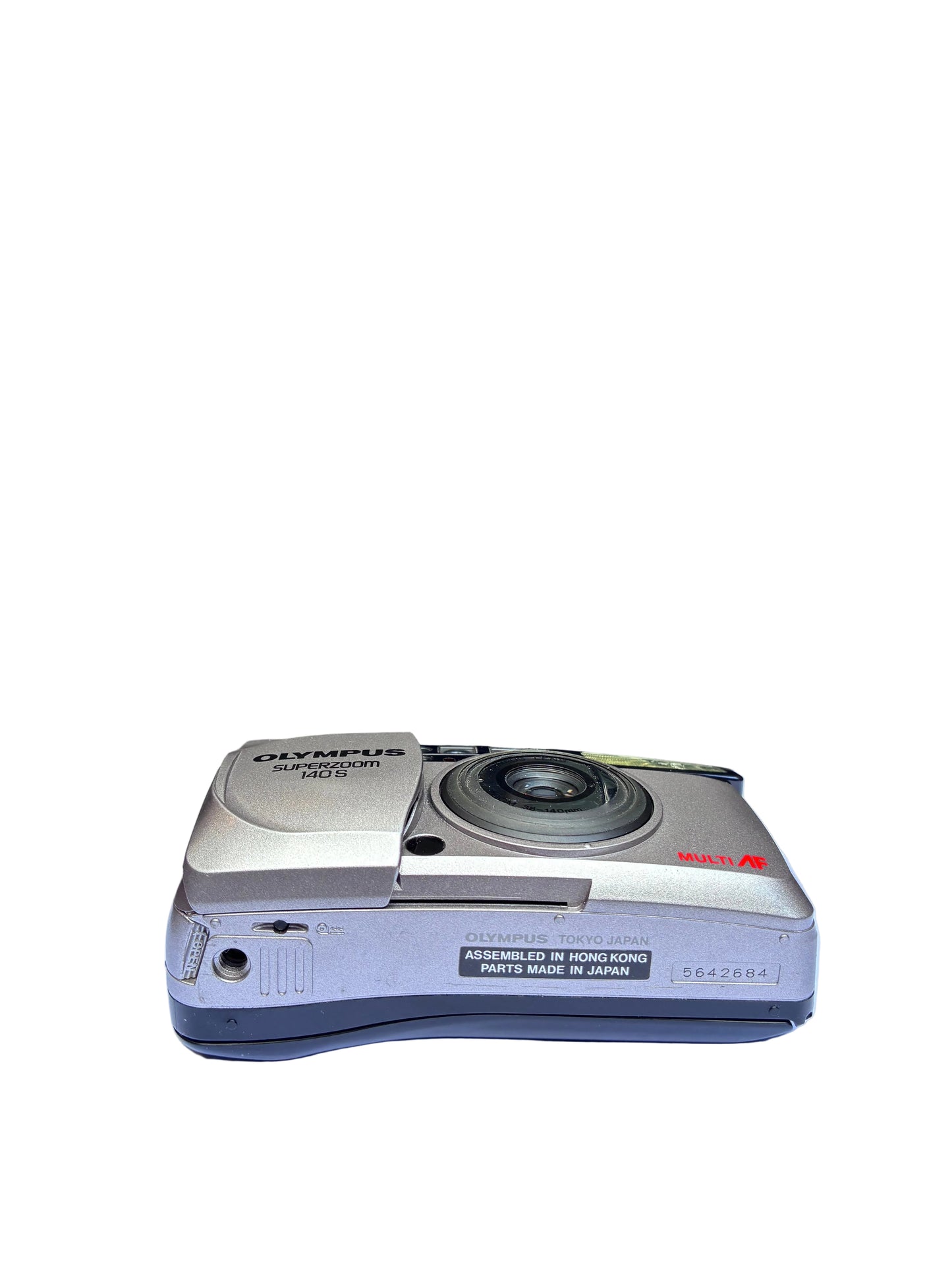 Olympus Superzoom 140S 35mm Point & Shoot Film Camera with 38-140mm Multi AF Zoom — Condition 8/10 — S/N 5642684