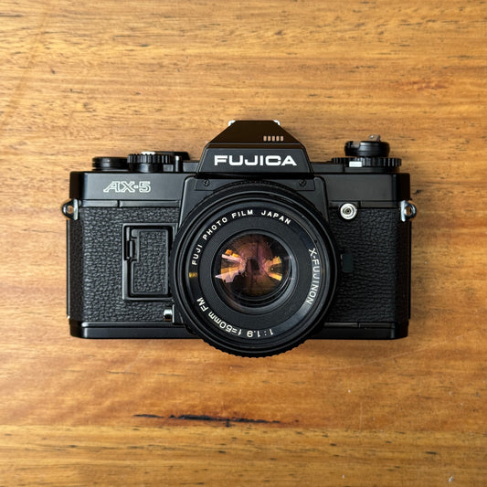 Fujica AX-5 SLR Camera with 50mm f/1.9 FM