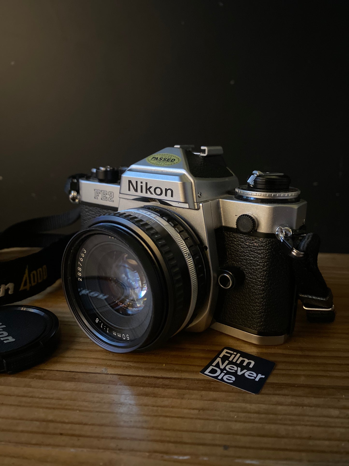 Nikon FE 2 SLR Camera with Nikkor 50mm f/1.8 Lens