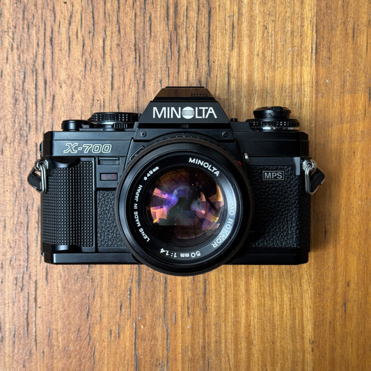 Minolta X-700 SLR Camera with 50mm f/1.4 Minolta Lens - 1727043