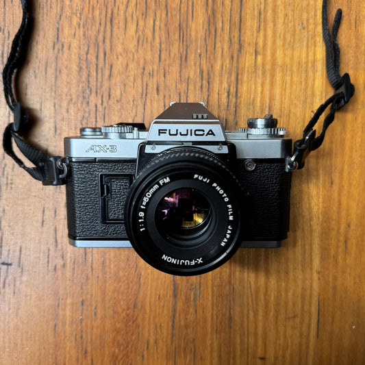 Fujica AX-3 SLR Camera with 50mm f/1.9 - 8060221