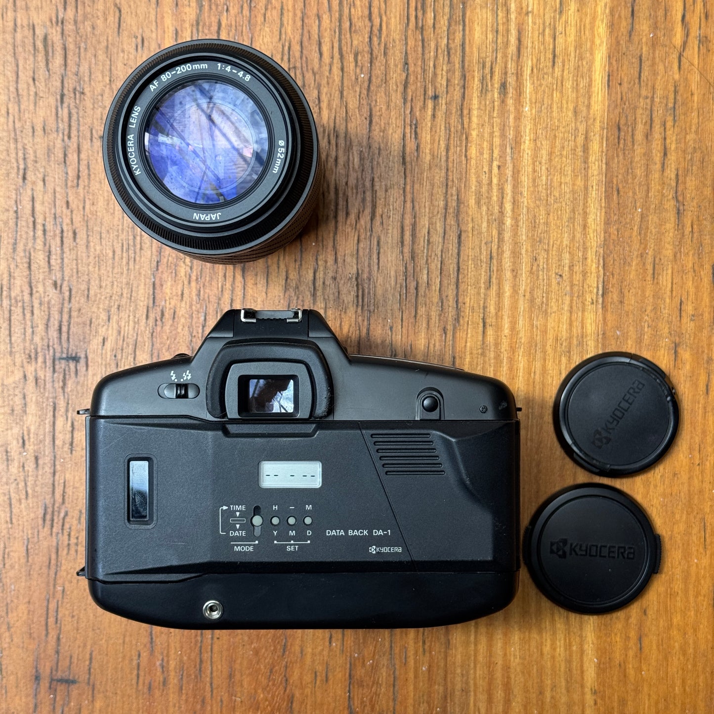 Kyocera 270 AF SLR Camera with 50mm f/1.8 + 80-200mm f/4-4.8