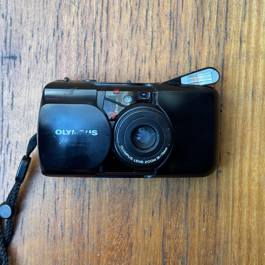 Olympus MJU Zoom Panorama Point and Shoot Camera with 35-70mm Lens - 1248818