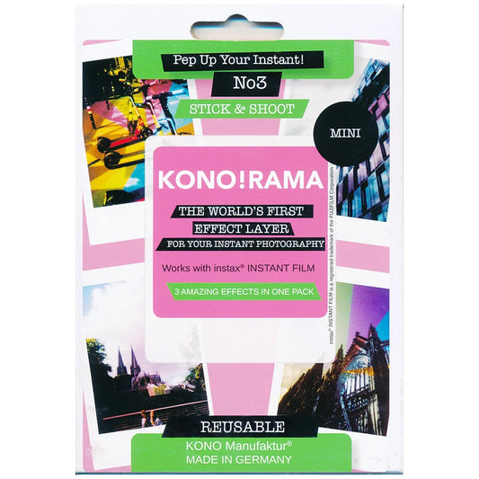 KONO!RAMA No3 MINI - 3 Effect Layers for Instant Photography
