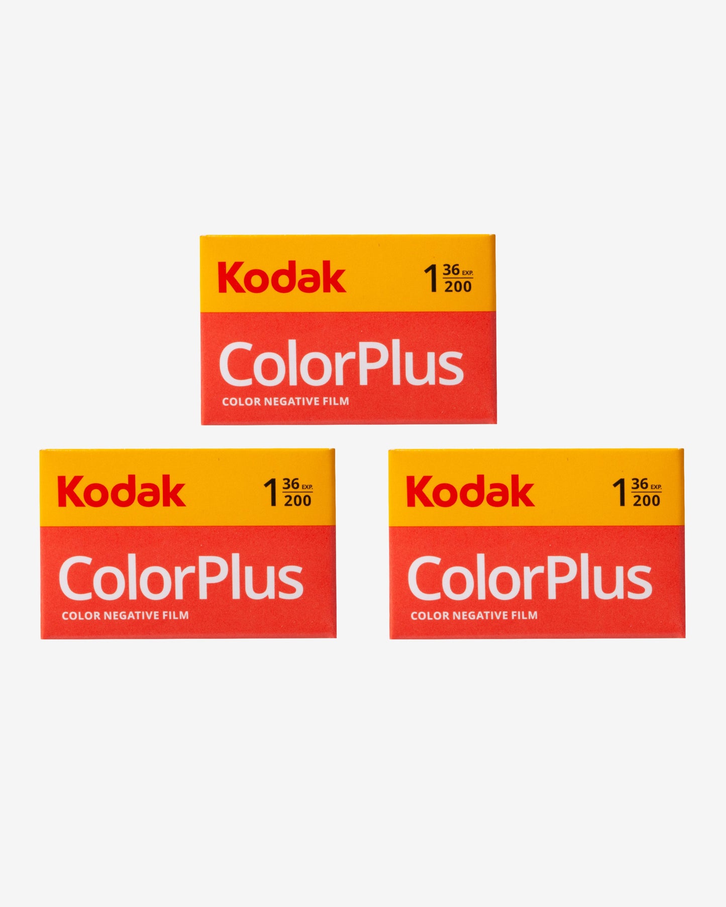 Kodak ColorPlus 200 (3 pack) 35mm, 36 exp.