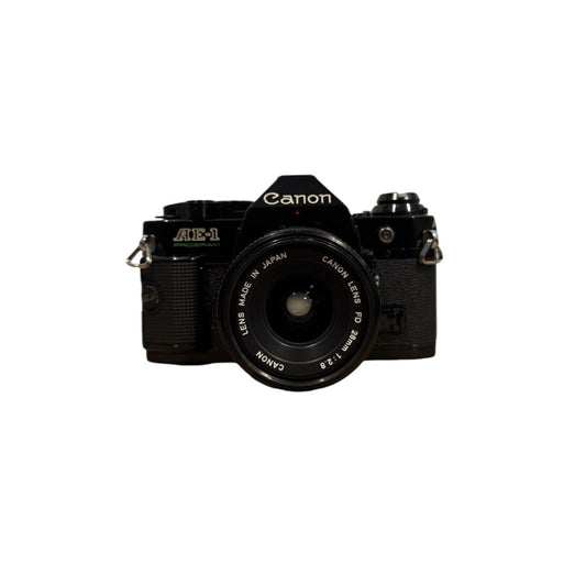 Canon AE-1 Program SLR with Canon FD 28mm f/2.8 Lens - 4304212